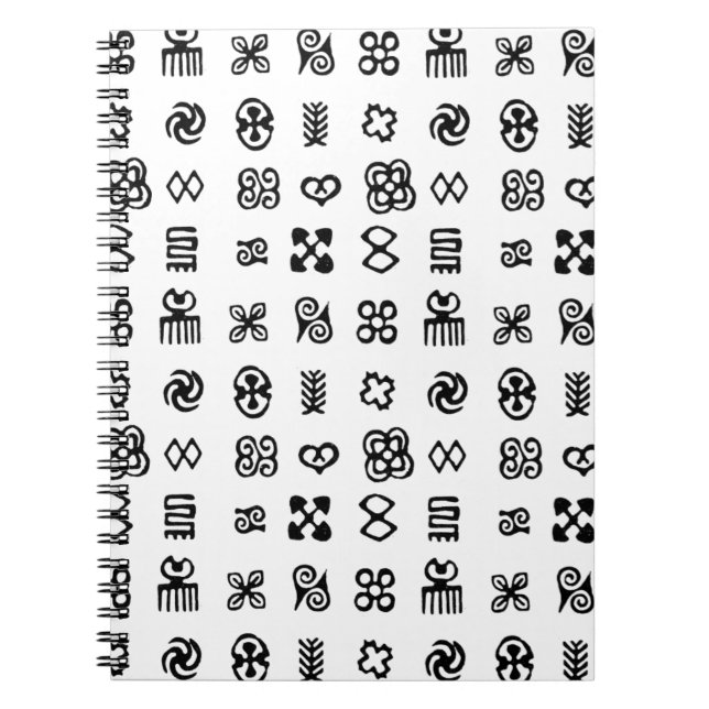 Carnet Symboles africains Adinkra (Devant)
