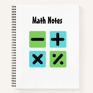 Carnet Symboles mathématiques
