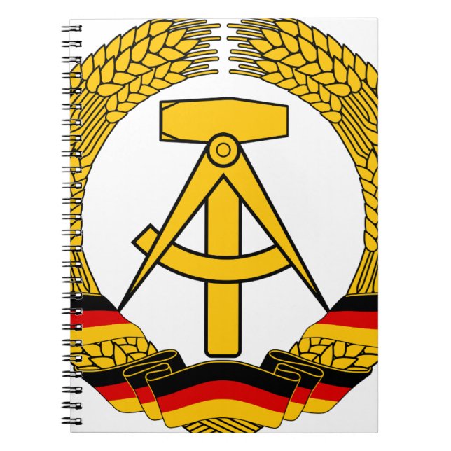 Carnet Symbolisez le der RDA - emblème national de la RDA (Devant)