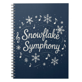 Carnet Symphonie de flocon de neige 