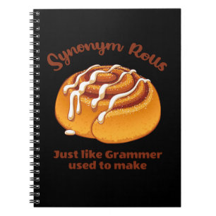 Carnet Synonym Rolls Comme Grammer Utilisé Pour Faire