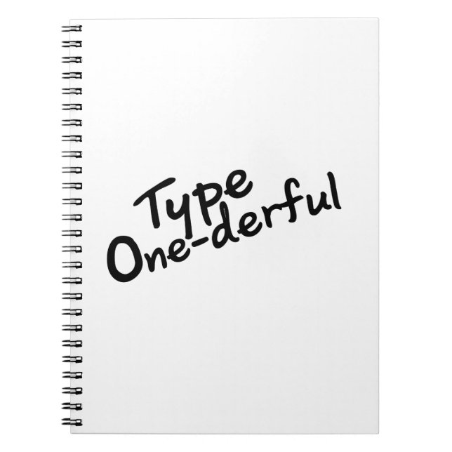 Carnet T1D Cadeaux Diabétiques (Devant)