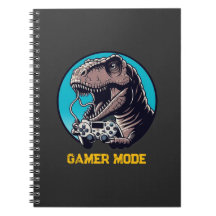 T-Rex Gamer Mode Dinosaur Art