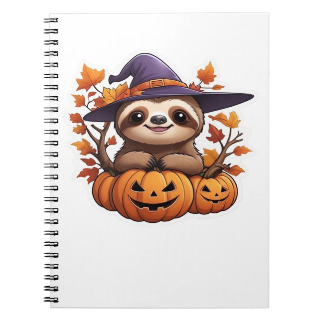 Carnet T-shirt classique de la fentes de dessin d'Hallowe (Devant)