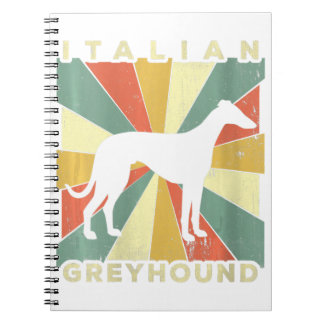 Carnet T-shirt col V pour femmes chien Lévrier Italien an