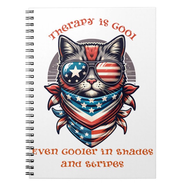 Carnet T-shirt Cool - Sensibilisation à la santé mentale (Devant)