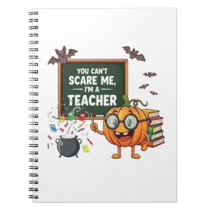 Carnet T-Shirt pour Enseignant Halloween - "Vous ne pouve