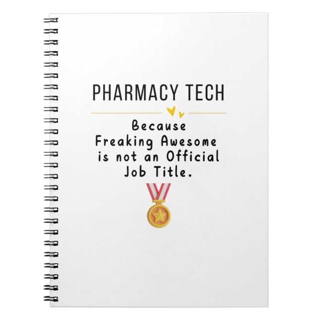 Carnet T-shirt Tech en pharmacie (Devant)
