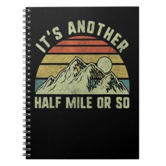 Carnet T-shirts de randonnée vintage pour hommes Montagne