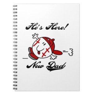 Carnet T-shirts et cadeaux de baseball Nouveau papa