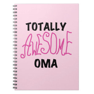 Carnet T-shirts et cadeaux Oma Pink absolument géniaux