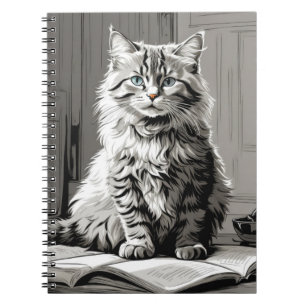 Carnet Tabby Gris