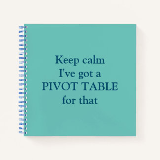 Carnet Table pivot