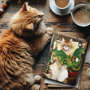 Carnet Table Top Jeu Dragon Chat