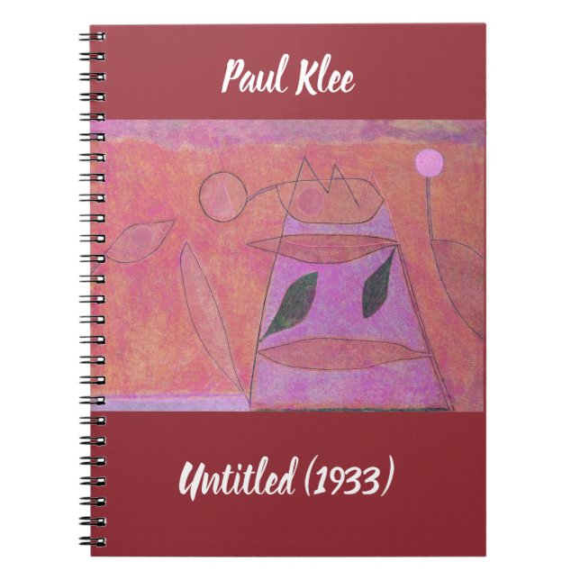 Carnet Tableau Abstrait sans titre Paul Klee (Devant)
