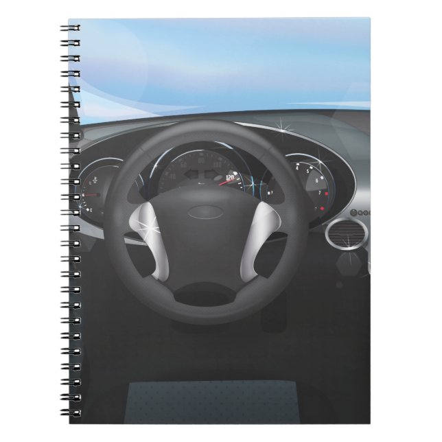 Carnet Tableau de bord des voitures de sport (Devant)