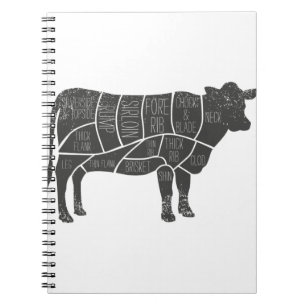 Carnet Tableau des bouchers de bétail