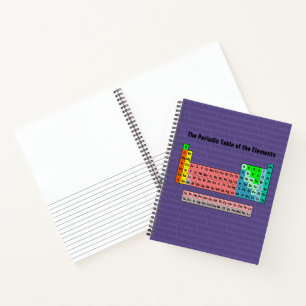 Carnet Tableau périodique des éléments (révision de 2