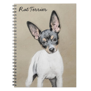 Carnet Tableau Rat Terrier - Cute Original Chien Art
