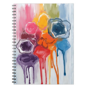 Carnet Tache de peinture   Peinture d'artiste à l'aquarel