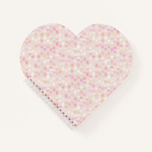 Carnet Taches rose et pêche