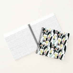 Carnet Taco à propos d'amour   Motif Llama & Donkey