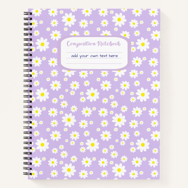 Carnet Taille du lavande Composition d'impression (Devant)