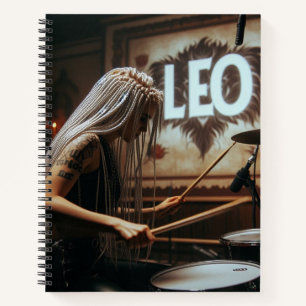 Carnet Tambours de musiciens Leo Zodiac