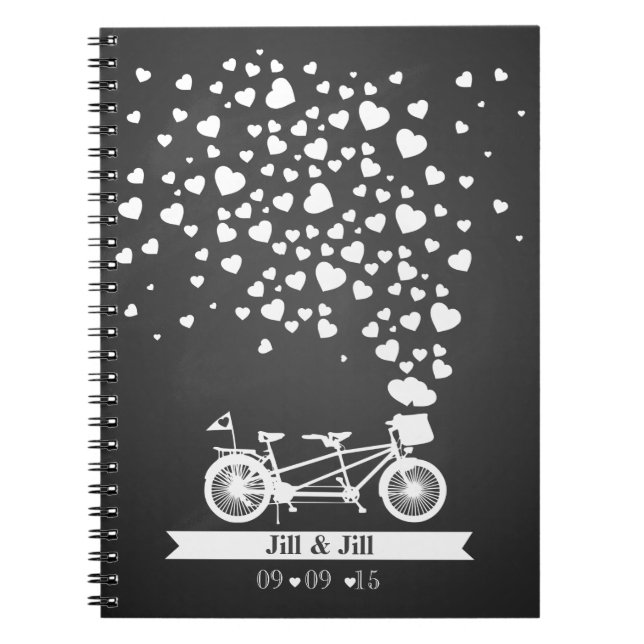 Carnet tandem en bois de planificateur de livre (Devant)