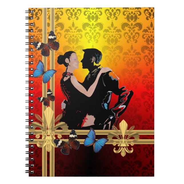Carnet Tango sur damas (Devant)