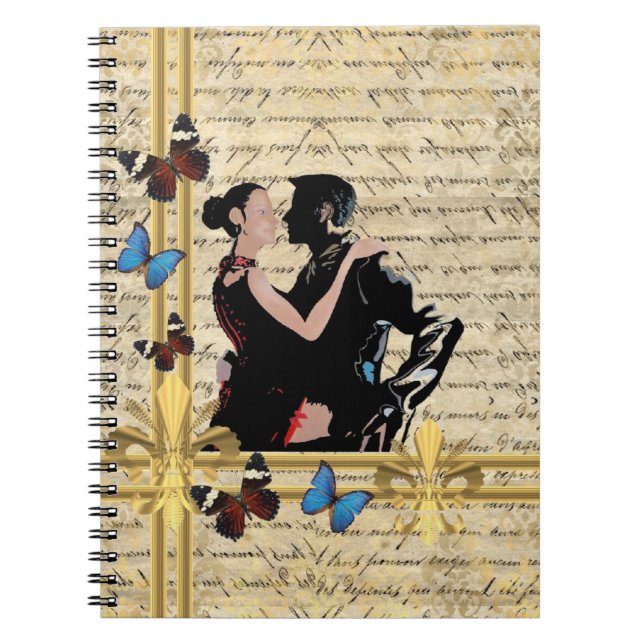 Carnet tango vintage (Devant)