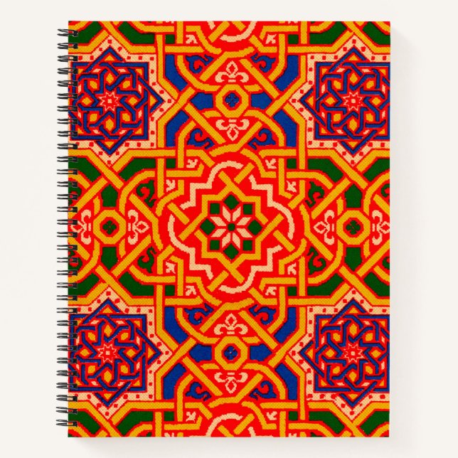 Carnet Tapis coloré d'époque (Devant)
