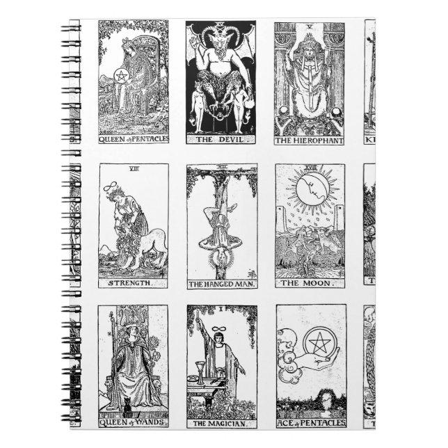 Carnet tarot antique (Devant)