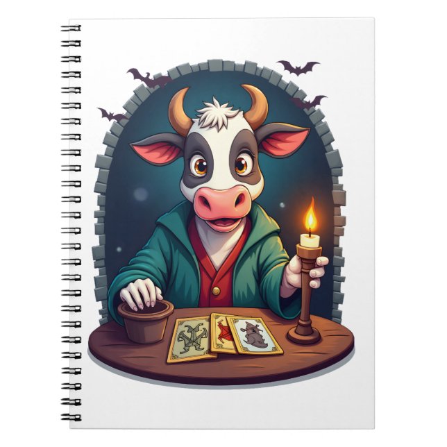 Carnet Tarot de vache de la terreur (Devant)
