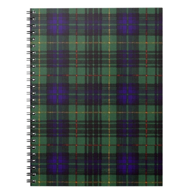 Carnet Tartan écossais de kilt de plaid de clan de (Devant)