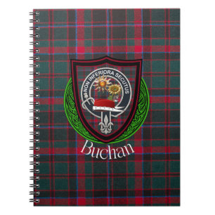 Carnet Tartan et blason du clan écossais Buchan