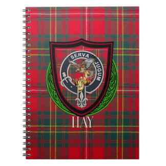 Carnet Tartan et blason du clan Hay écossais