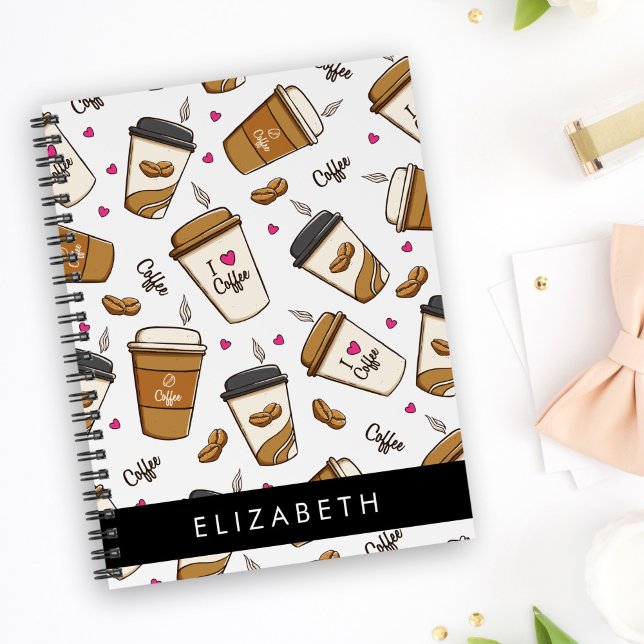 Carnet Tasses À Café, Haricots À Café, Amateur De Café, V (Créateur téléchargé)