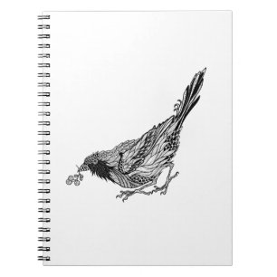 Carnet Tatouage d'oiseau