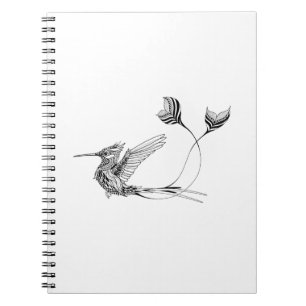 Carnet Tatouage d'oiseau de Psychedlic