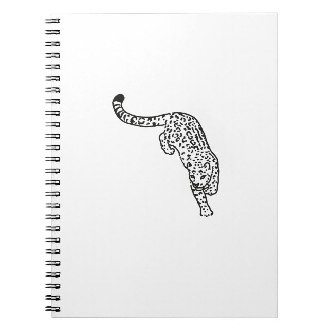 Carnet Tatouage léopard Vintage (Devant)