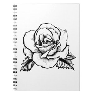 Carnet tatouage rose