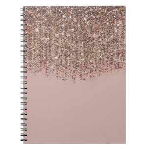Carnet Taupe Rouge à Joues Rose Bronze Paillettes Rose Do