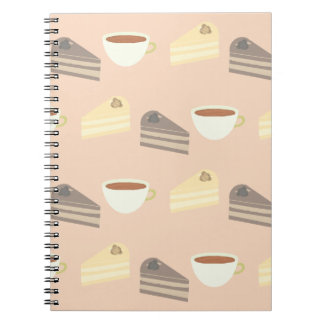 Carnet Tea Time Cake Slices and Teacup Notebook