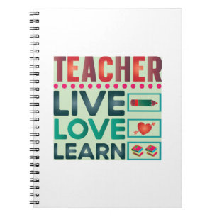 Carnet Teacher Live Love Learn