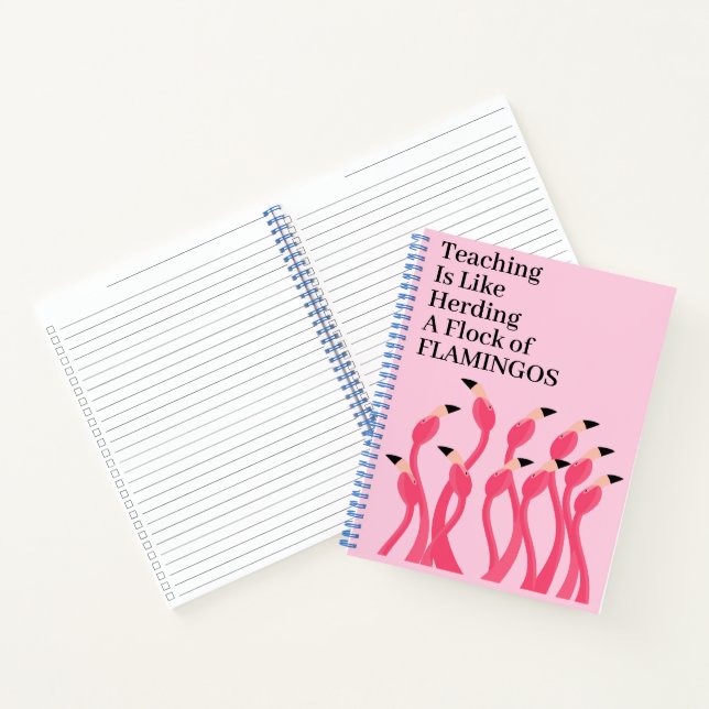 Carnet Teaching Is Like Herding a Flock of Flamingos (Intérieur)