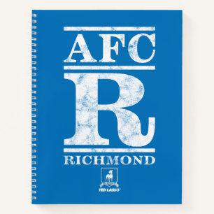 Carnet Ted Lasso   AFC R Richmond Text Logo