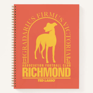 Carnet Ted Lasso   AFC Richmond Gold Arched Logo