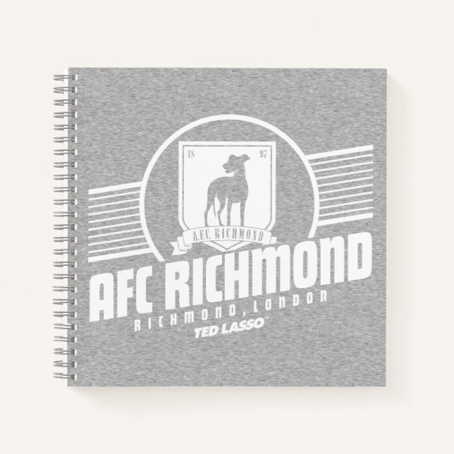 Carnet Ted Lasso | AFC Richmond Graphisme de la bande d'a (Devant)