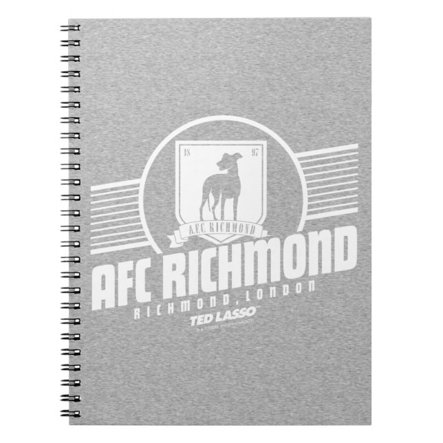 Carnet Ted Lasso | AFC Richmond Graphisme de la bande d'a (Devant)